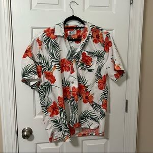 Floral Hawaiian Button Up